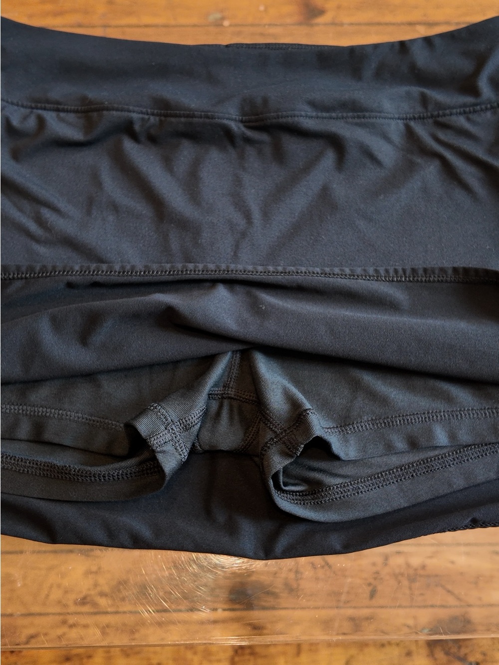 Nike Girls Dri-FIT Black Athletic Tennis Skort - Kids Medium - Picture 7 of 9